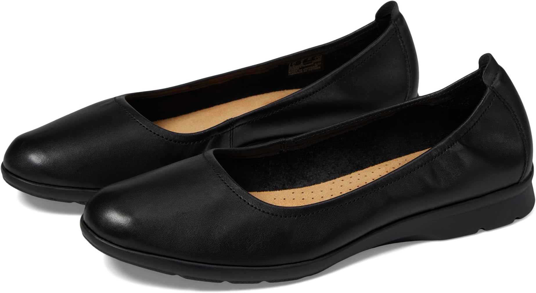 Балетки Clarks Jenette Ease, цвет Black Leather 1