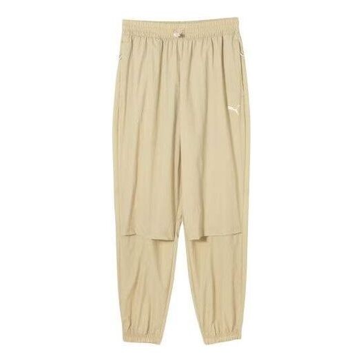 

Брюки metropolitan rideruv logo pants 'beige' Puma, бежевый