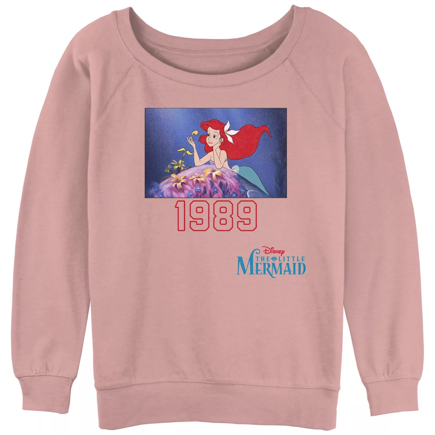 

Пуловер из махровой ткани с напуском и графическим рисунком Ariel 1989 от Disney's The Little Mermaid Juniors. Disney