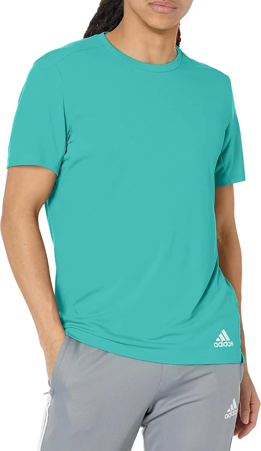 Футболка Run It мужская Adidas, мятный — фото 2