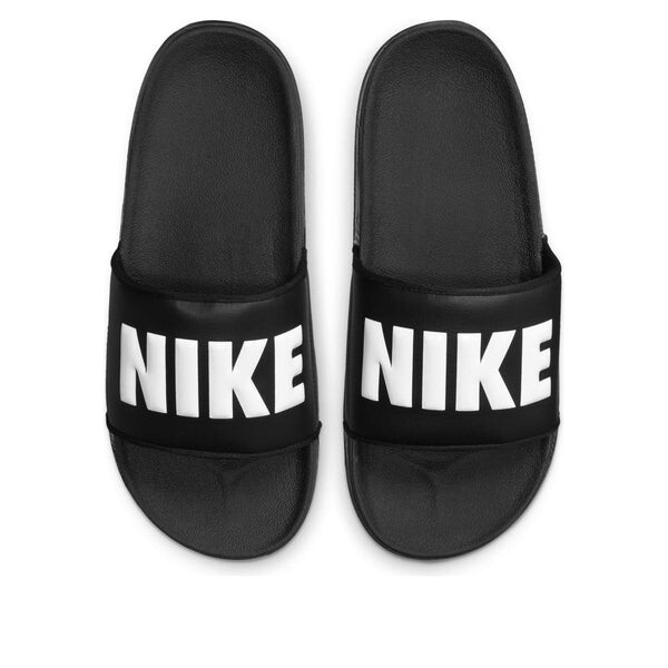 Тапочки offcourt silde 'black white' Nike, черный — фото 3
