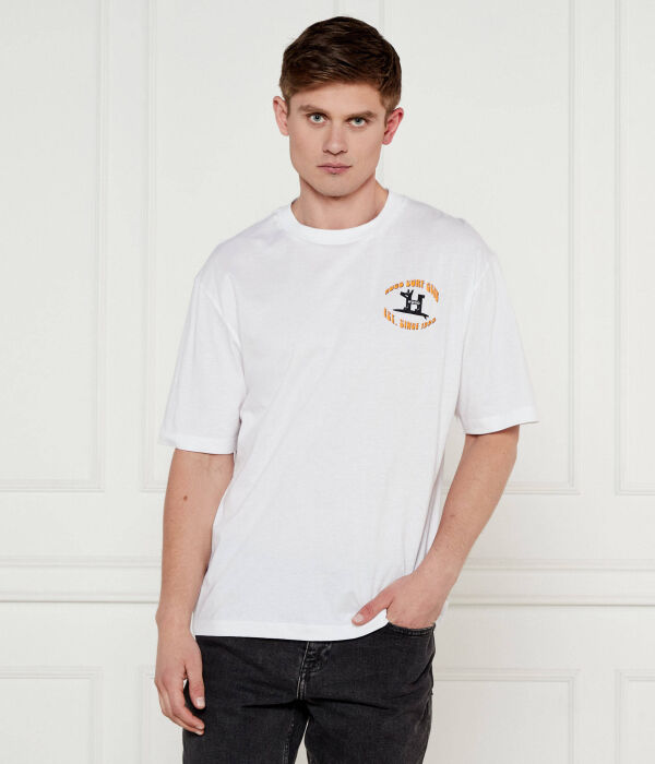 

Футболка nodiwop Loose fit Hugo Blue, белый