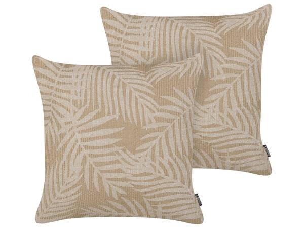 

Подушка Beliani 2 шт RUBUS, 45x45x45 см цвет beige/cremeweiß/weiß