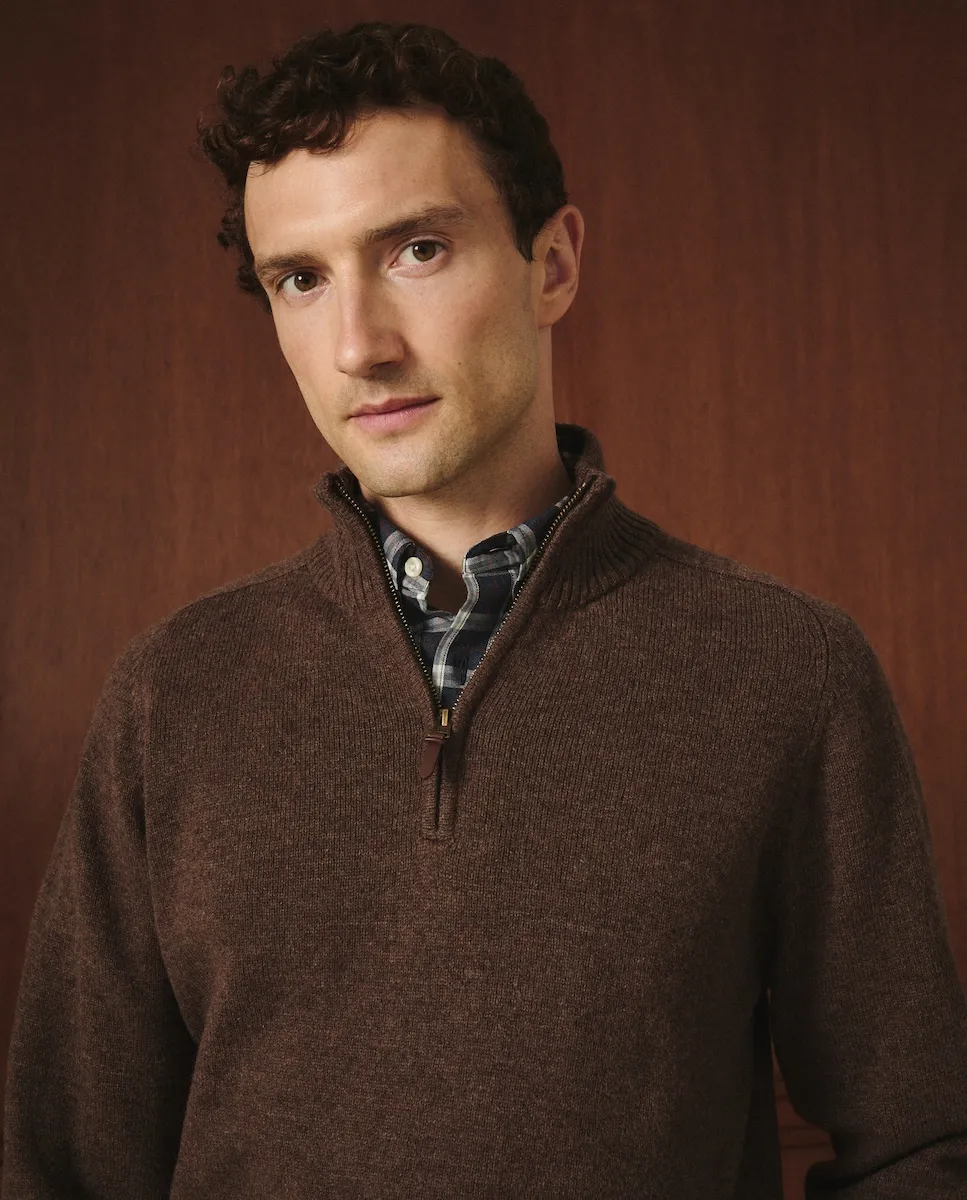 

Мужской джемпер из овечьей шерсти Lloyd's, темно-коричневый