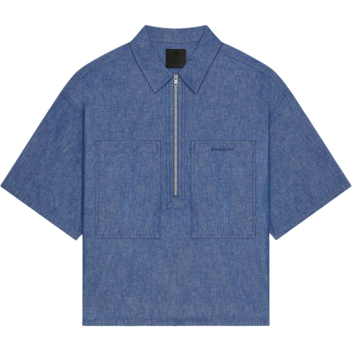 

Givenchy Мужская синяя рубашка