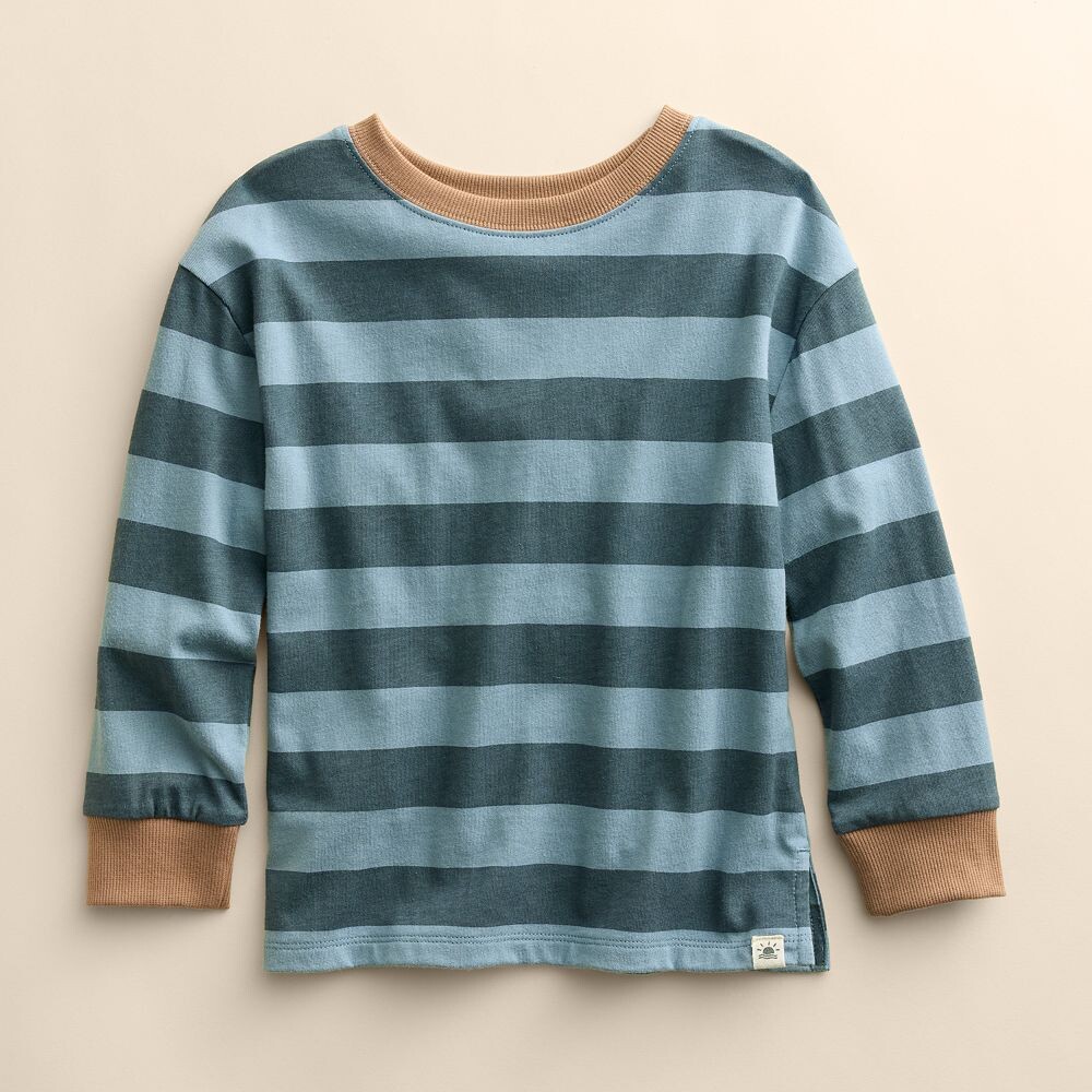 

Свободная органическая футболка Little Co. от Lauren Conrad для детей 4–12 лет Little Co. by Lauren Conrad, цвет Wide Blue Stripe
