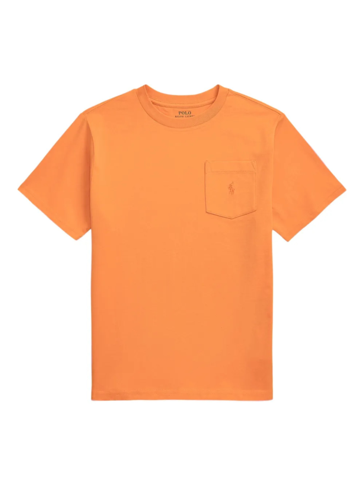 

POLO RALPH LAUREN KIDS футболка с вышивкой Polo Pony, оранжевый