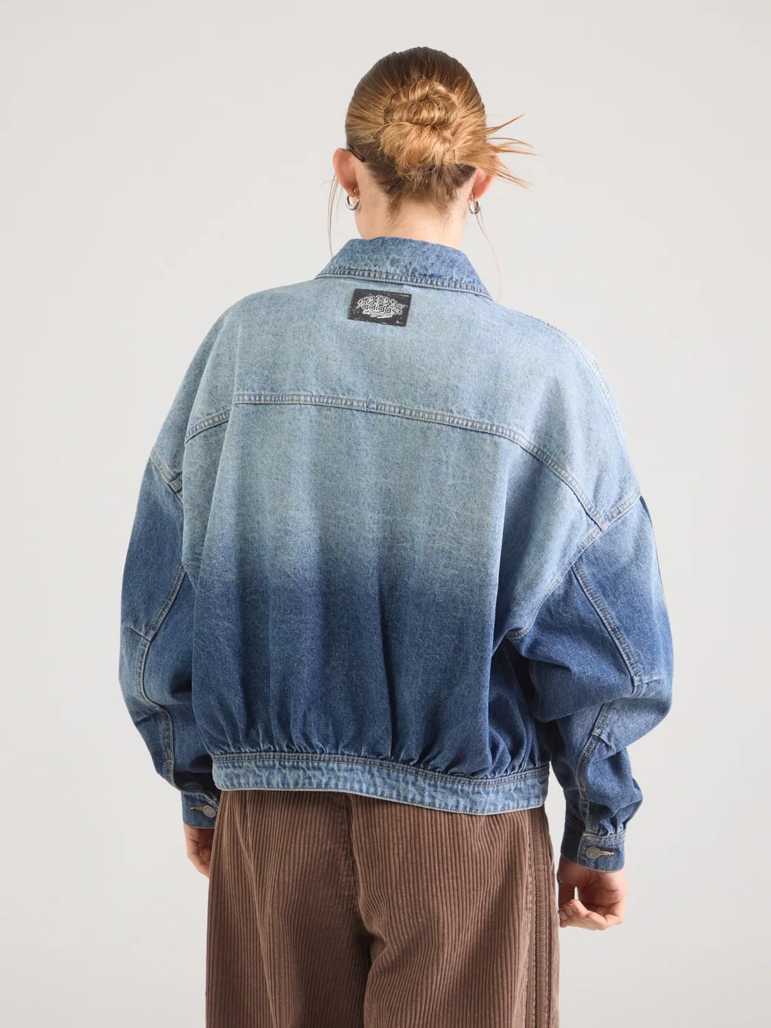 Куртка Adidas Originals Between-Season из синего джинсового материала — фото 4
