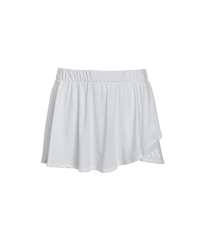 Юбка-шорты с имитацией запаха детская Adidas Kids, White/Iron Metallic/Yellow