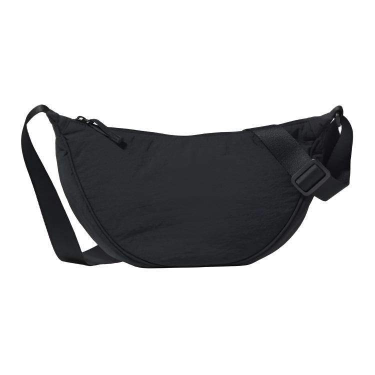 

UNIQLO Полиамидная сумка через плечо для женщин черная, Black