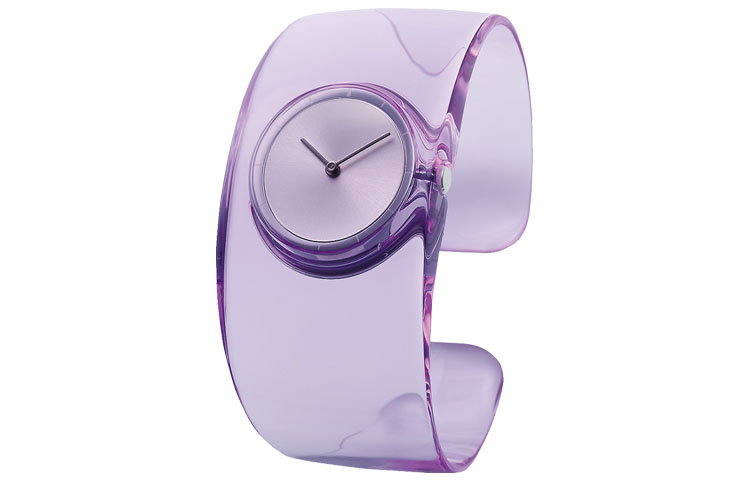 

ISSEY MIYAKE Часы O Series Quartz Movement Resin Strap Watch Unisex Purple Watch Dial NY0W003Y