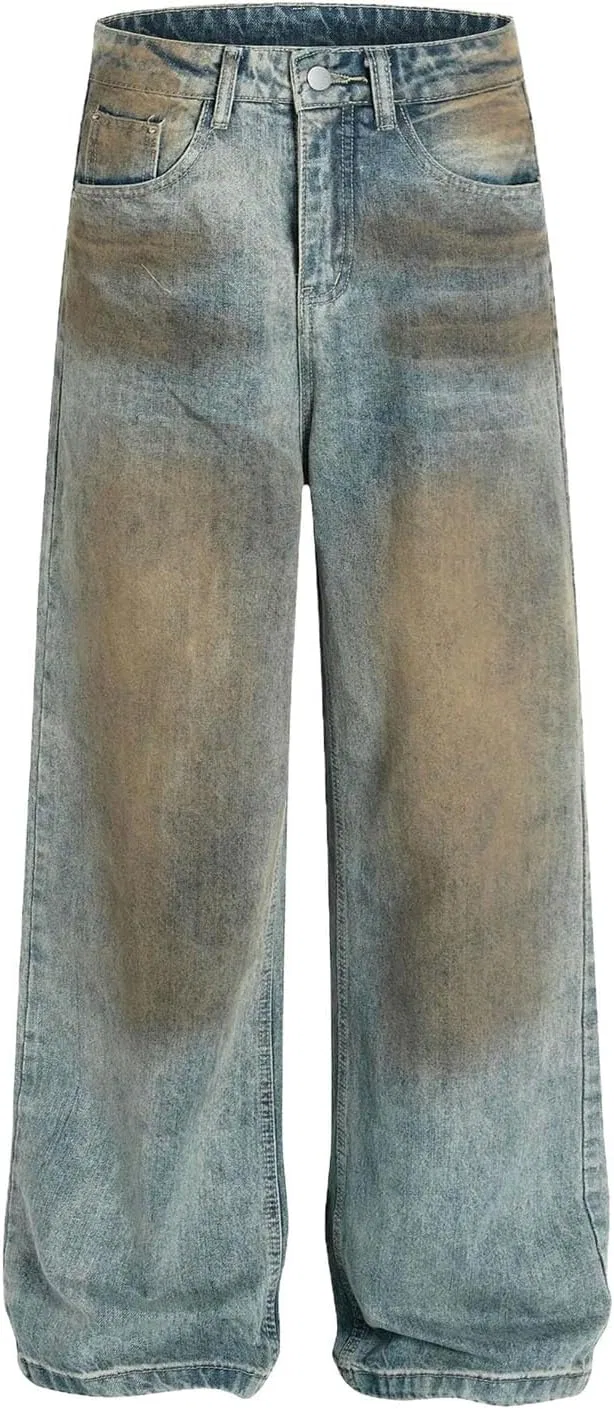 Джинсы прямые Vintage, Sky Blue
