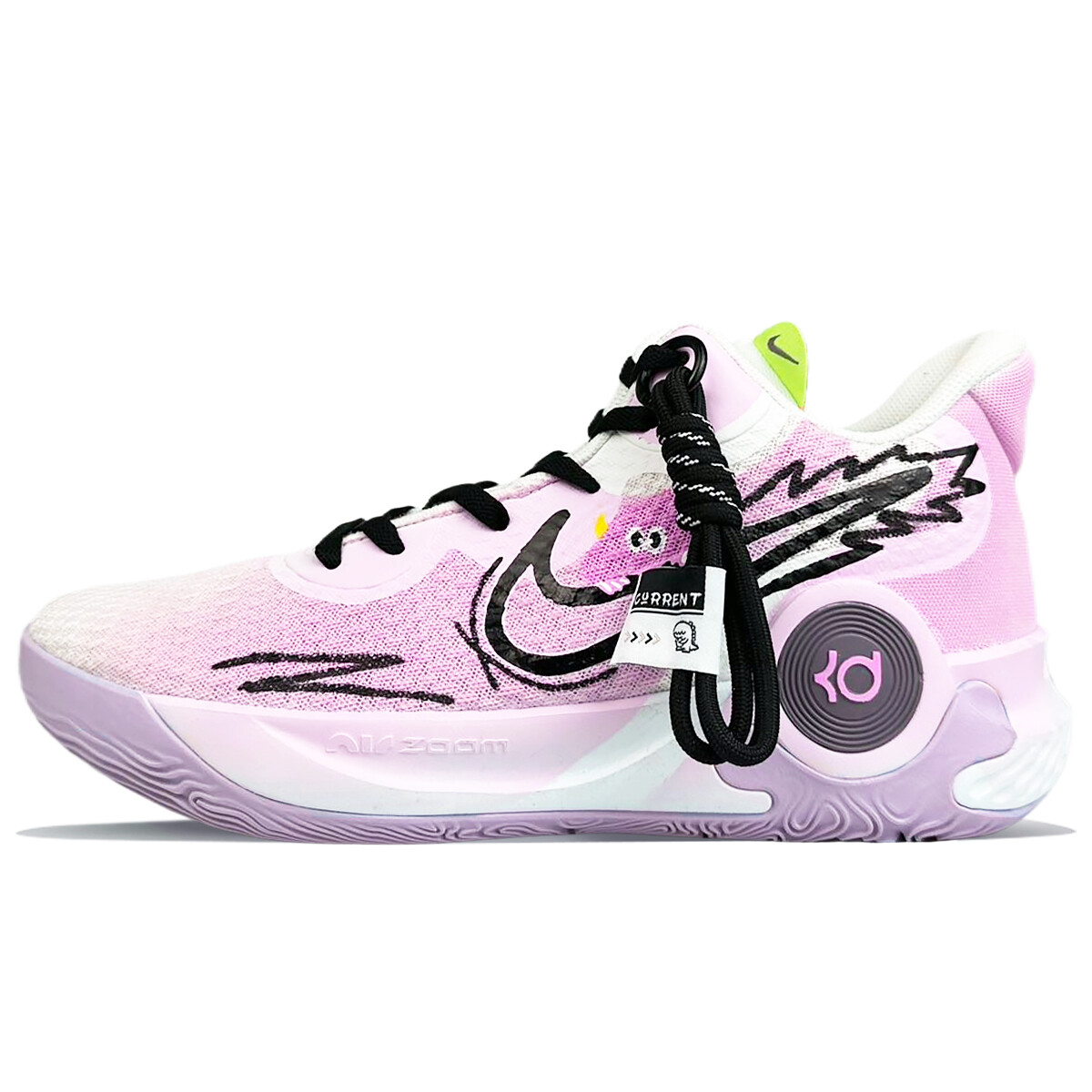 

Кроссовки Nike KD Trey 5 X Vintage Basketball Shoes Unisex Mid-top Black Purple And White, фиолетовый