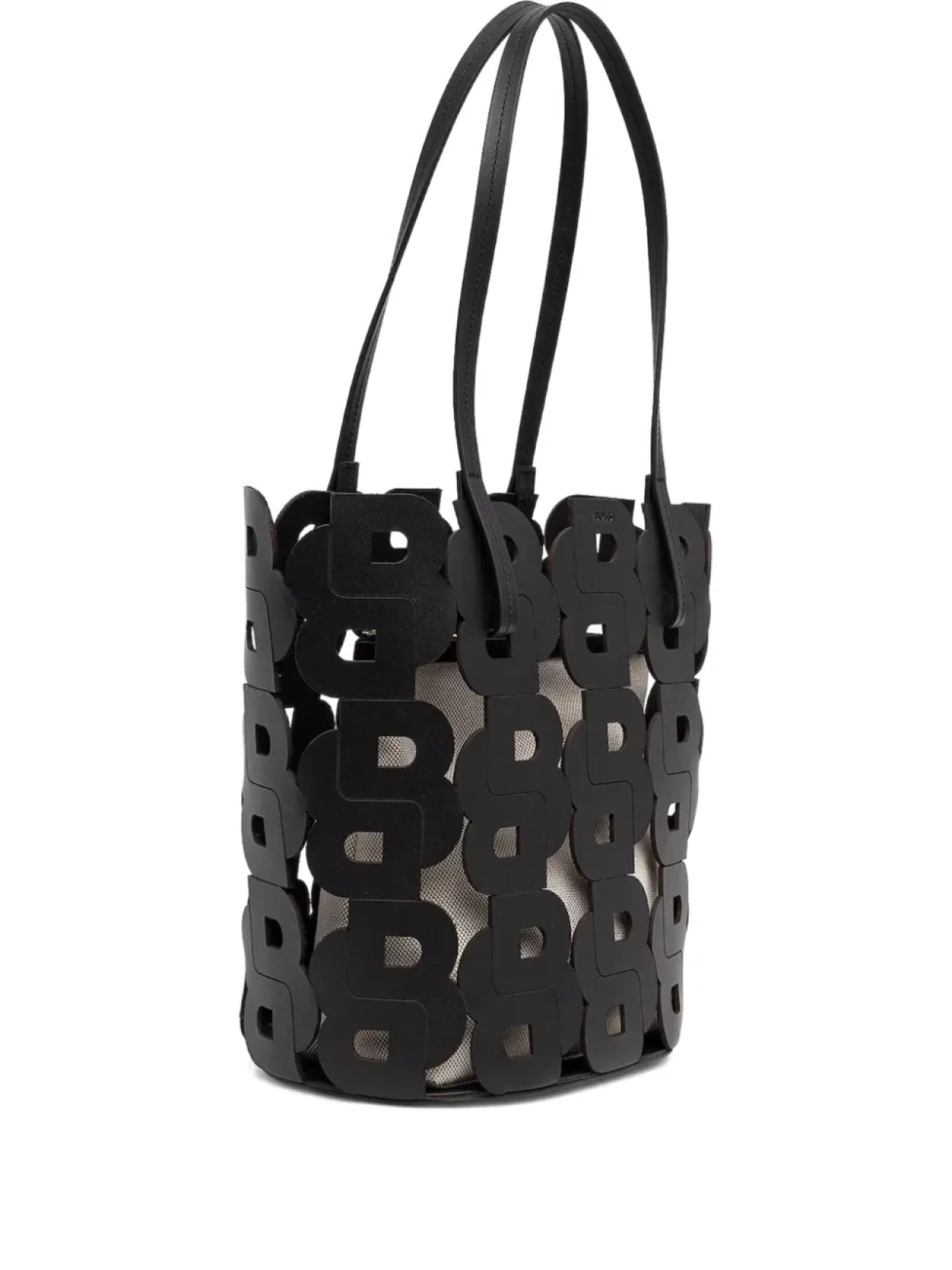 

Сумка-шоппер Lindah с вырезанным логотипом BOSS, черный