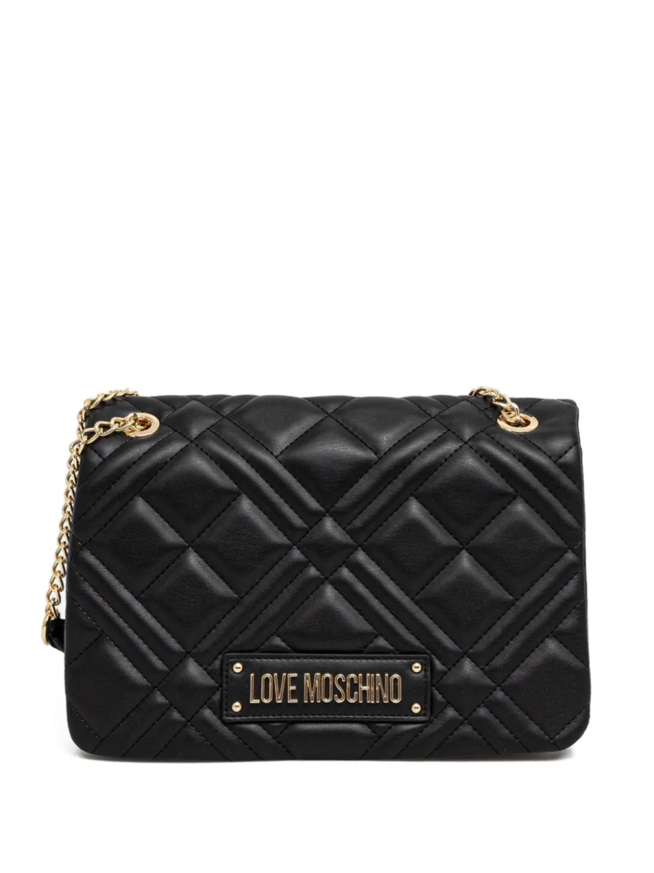 

Сумка через плечо с нашивкой-логотипом Love Moschino, черный