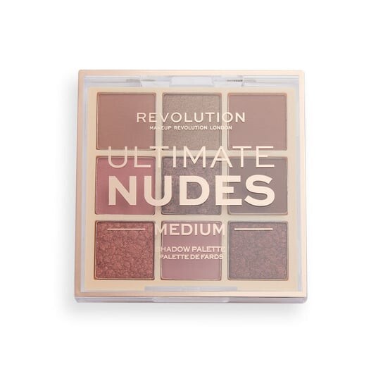 Палетка теней средней длины, 8,1 г Makeup Revolution, Ultimate Nudes Shadow Palette — фото 2
