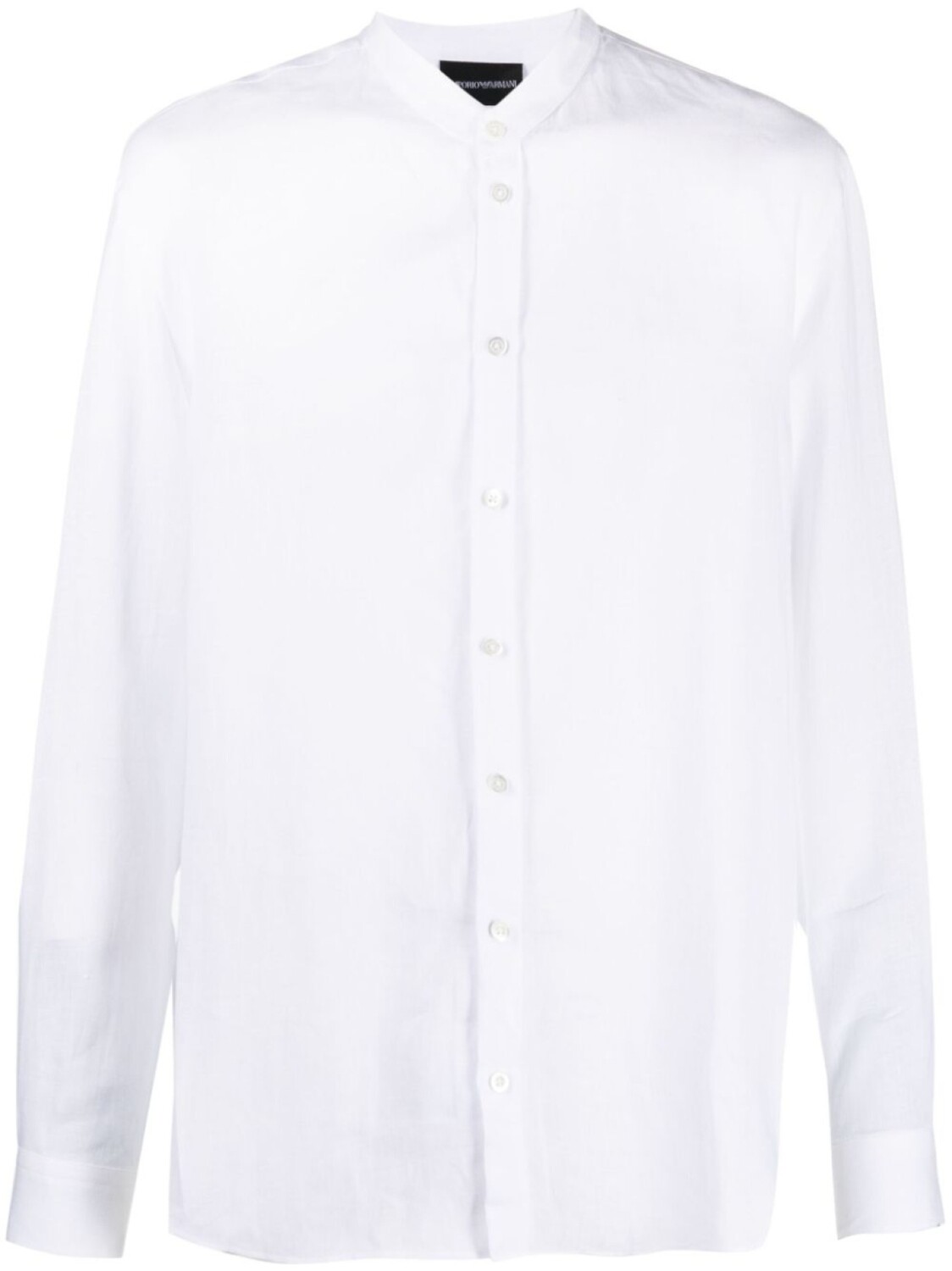

Emporio Armani льняная рубашка, белый