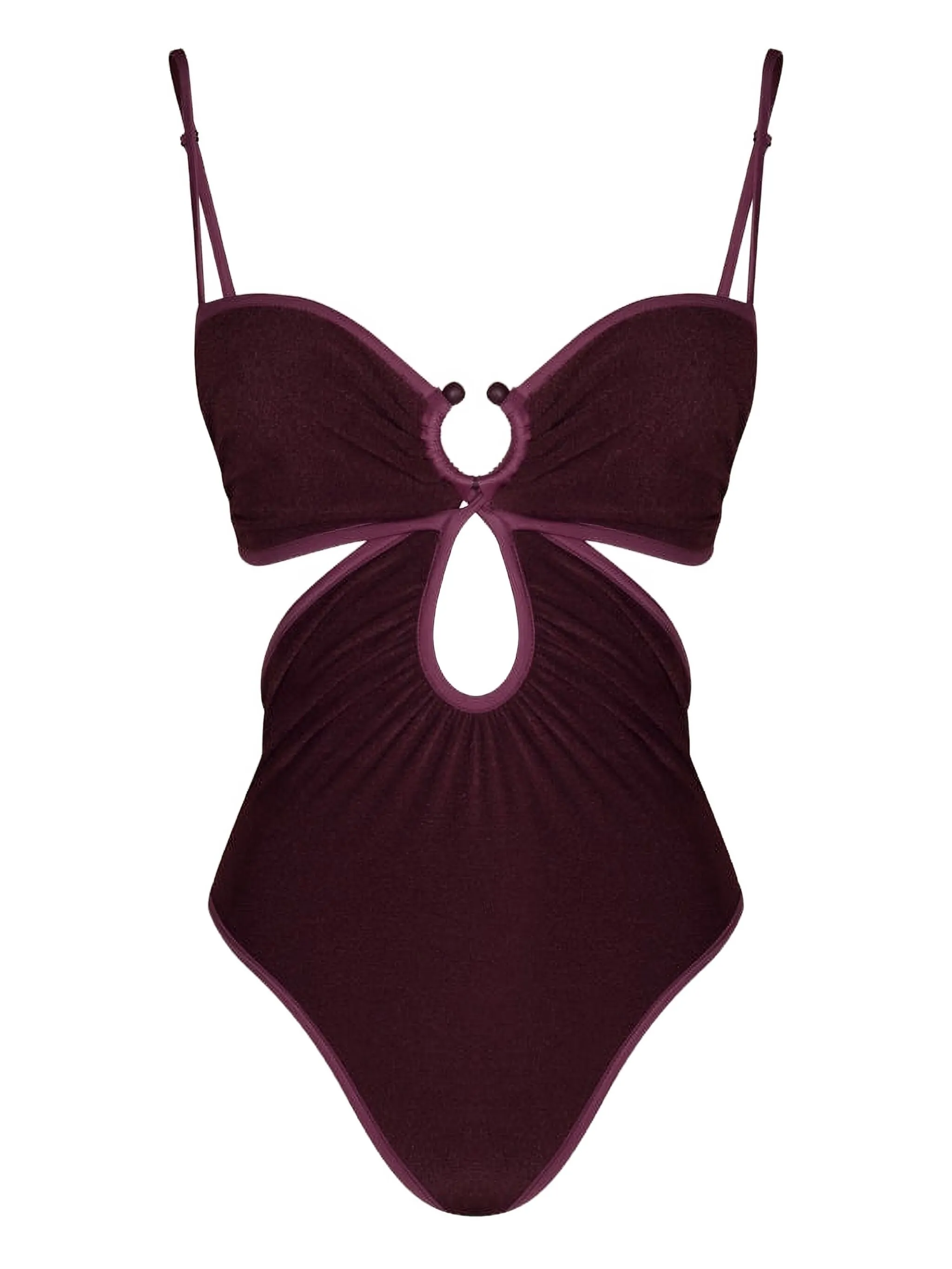 

Купальник Sunny Days с вырезами Johanna Ortiz, красный