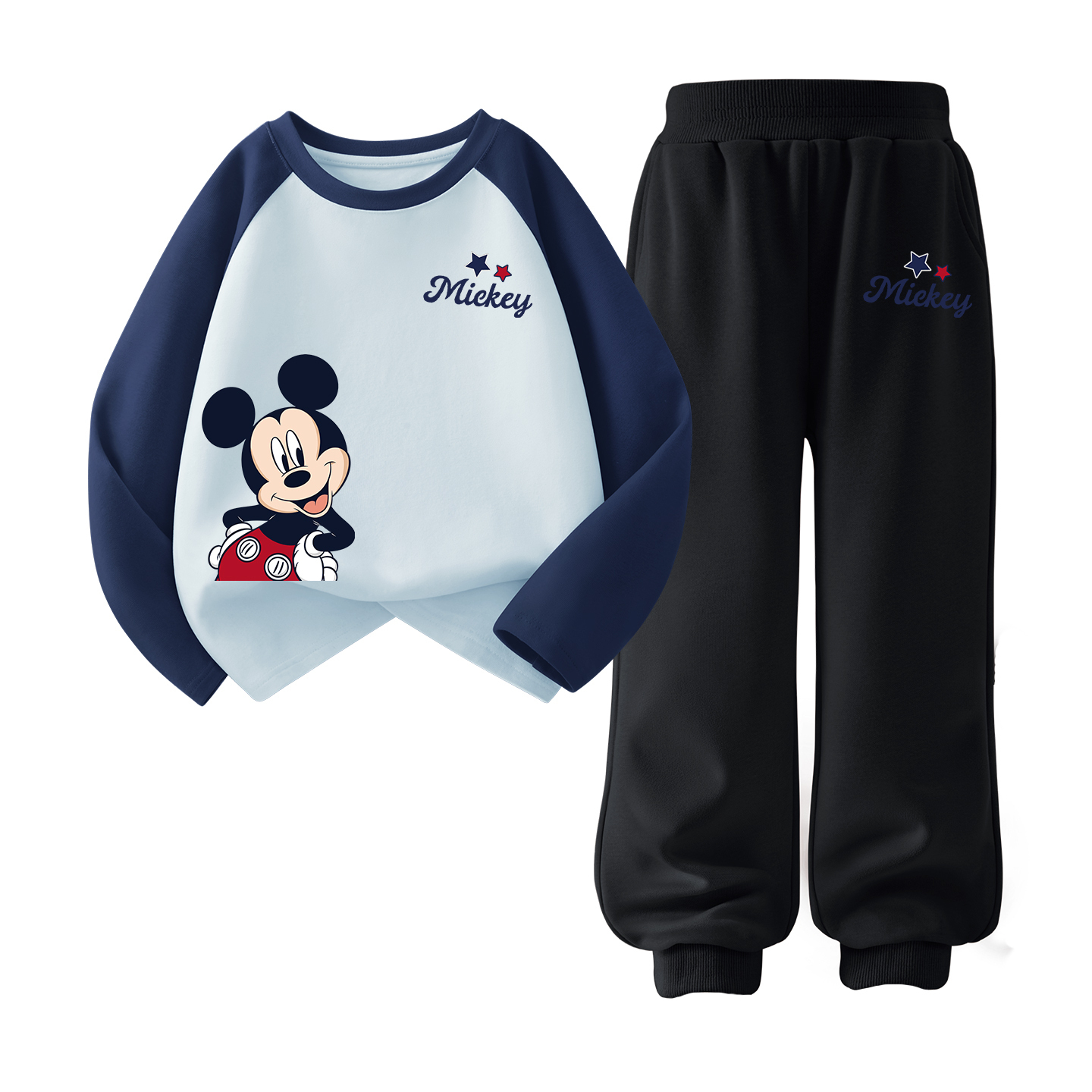 

Детская повседневная спортивная одежда Disney, черный