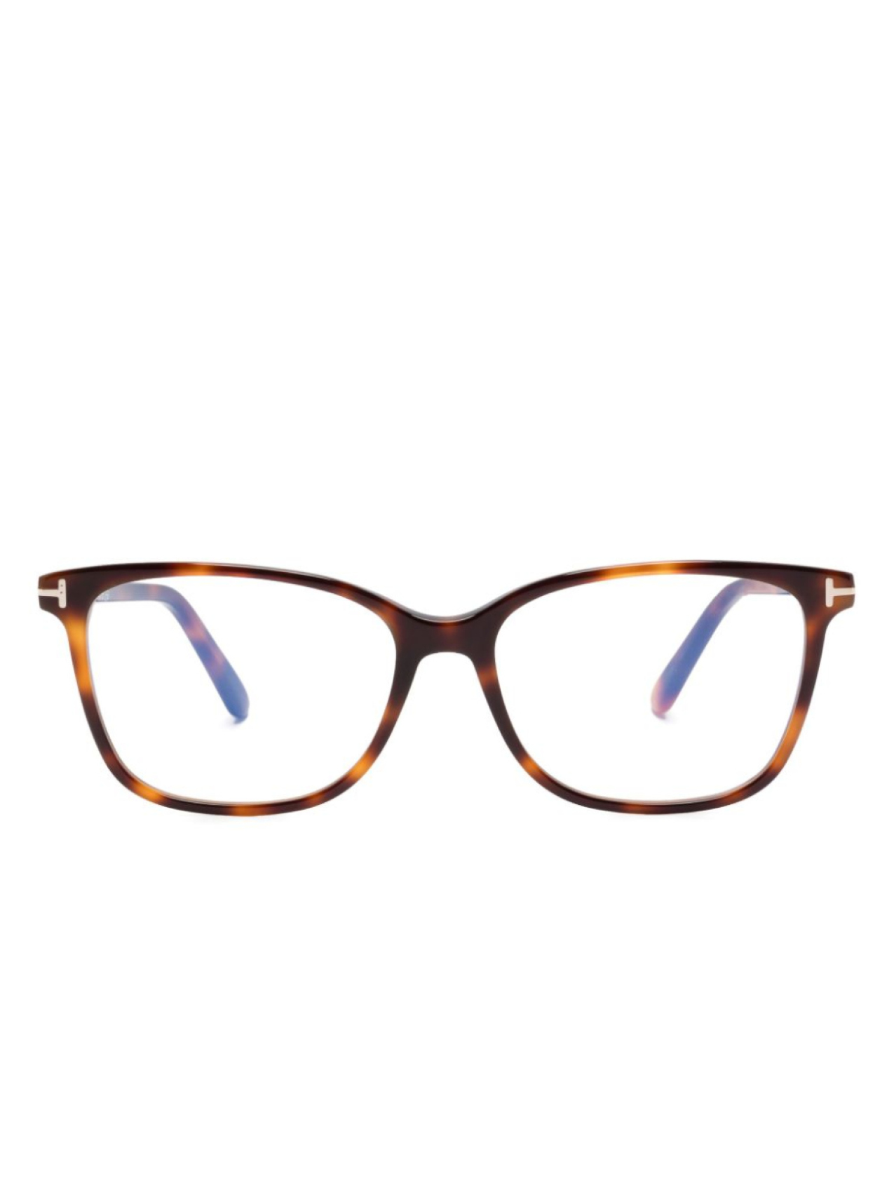 

TOM FORD Eyewear очки в квадратной оправе, коричневый