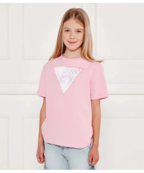 

Футболка Oversize fit Guess, розовый