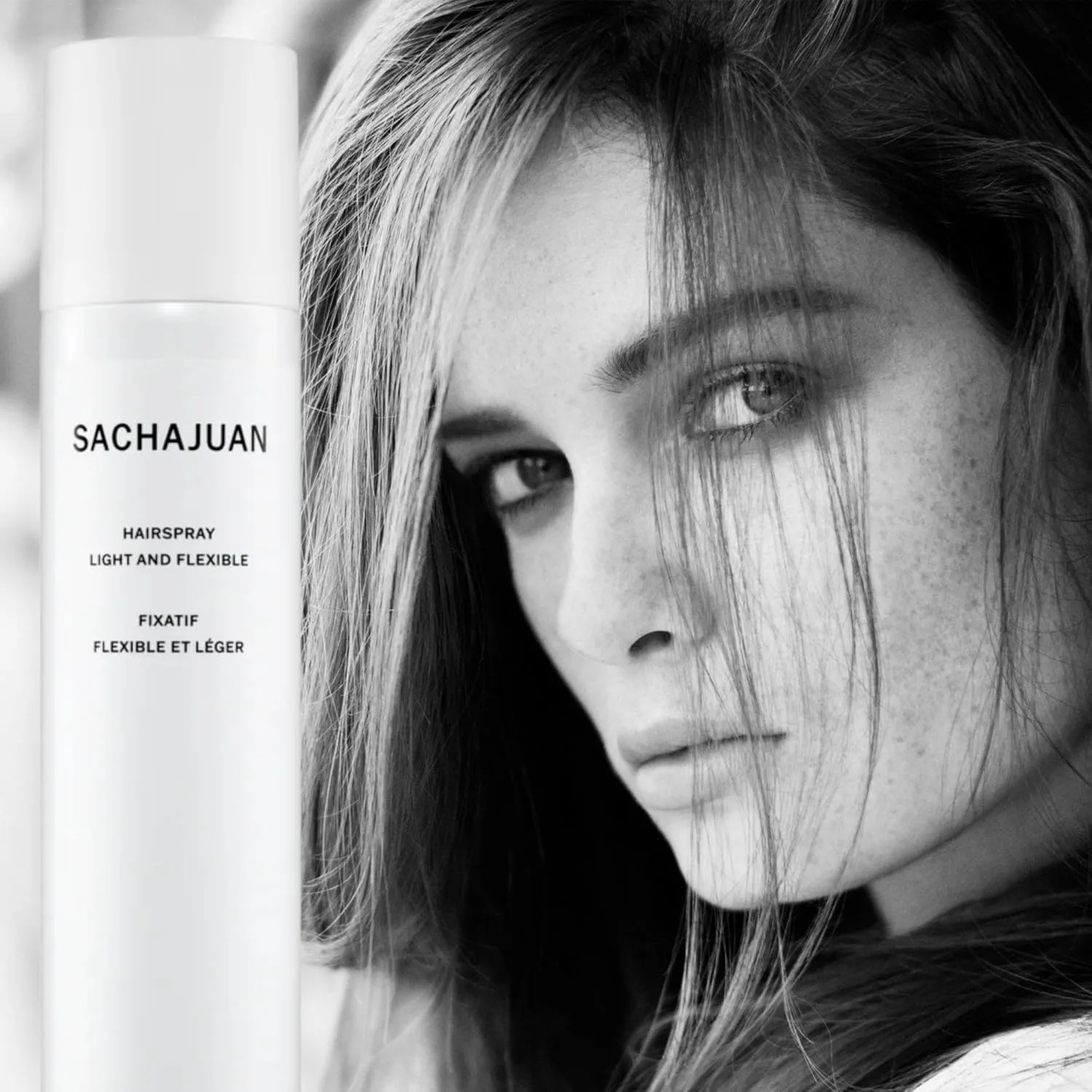 Sachajuan Hairspray Light & Flexible - легкий фиксирующий спрей, мягкая фиксация, естественное движение и объем, подходит для всех типов волос, веганский, без парабенов, 200 мл — фото 3