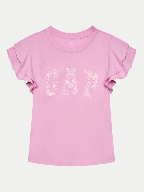 

Футболка стандартного кроя Gap, розовый