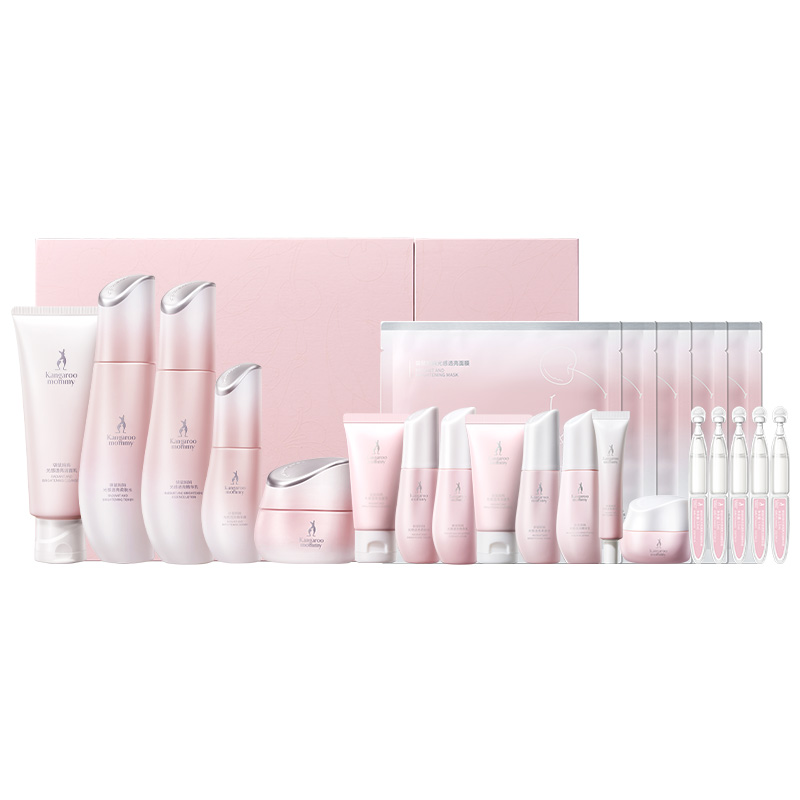 

Набор для ухода за кожей, улучшающий ночную усталость, увлажняющий и осветляющий Kangaroo Mommy, [Premium Gift Selection]Advanced ening Gift Box Set