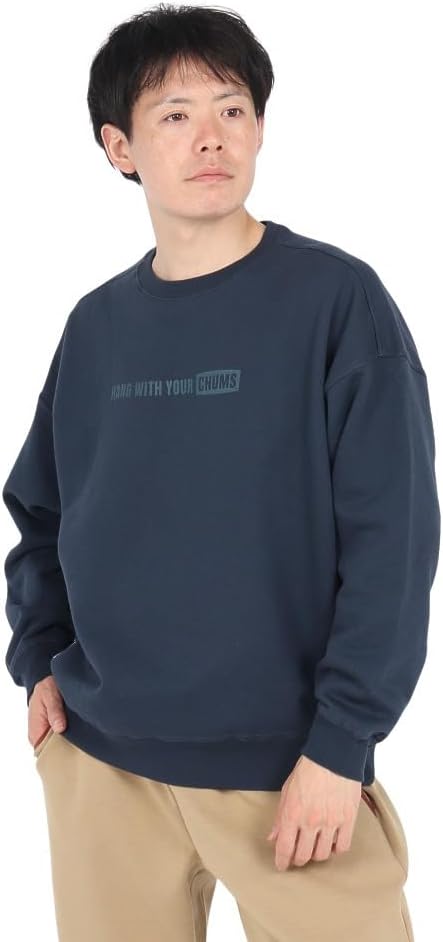 

Мужская толстовка Chums Oversized Big Booby Crew Top, темно-синий