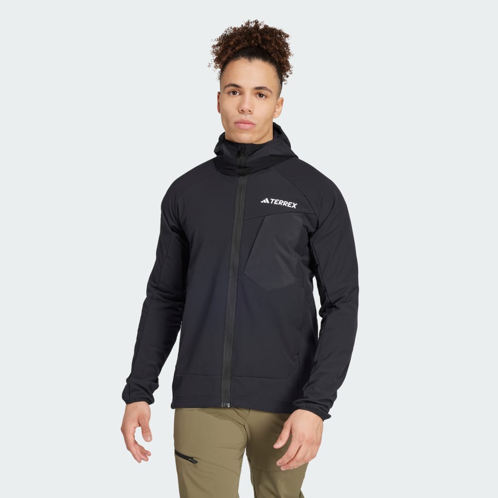 

Куртка Adidas Terrex Xperior Softshell Fleece Hooded Jacket, черный