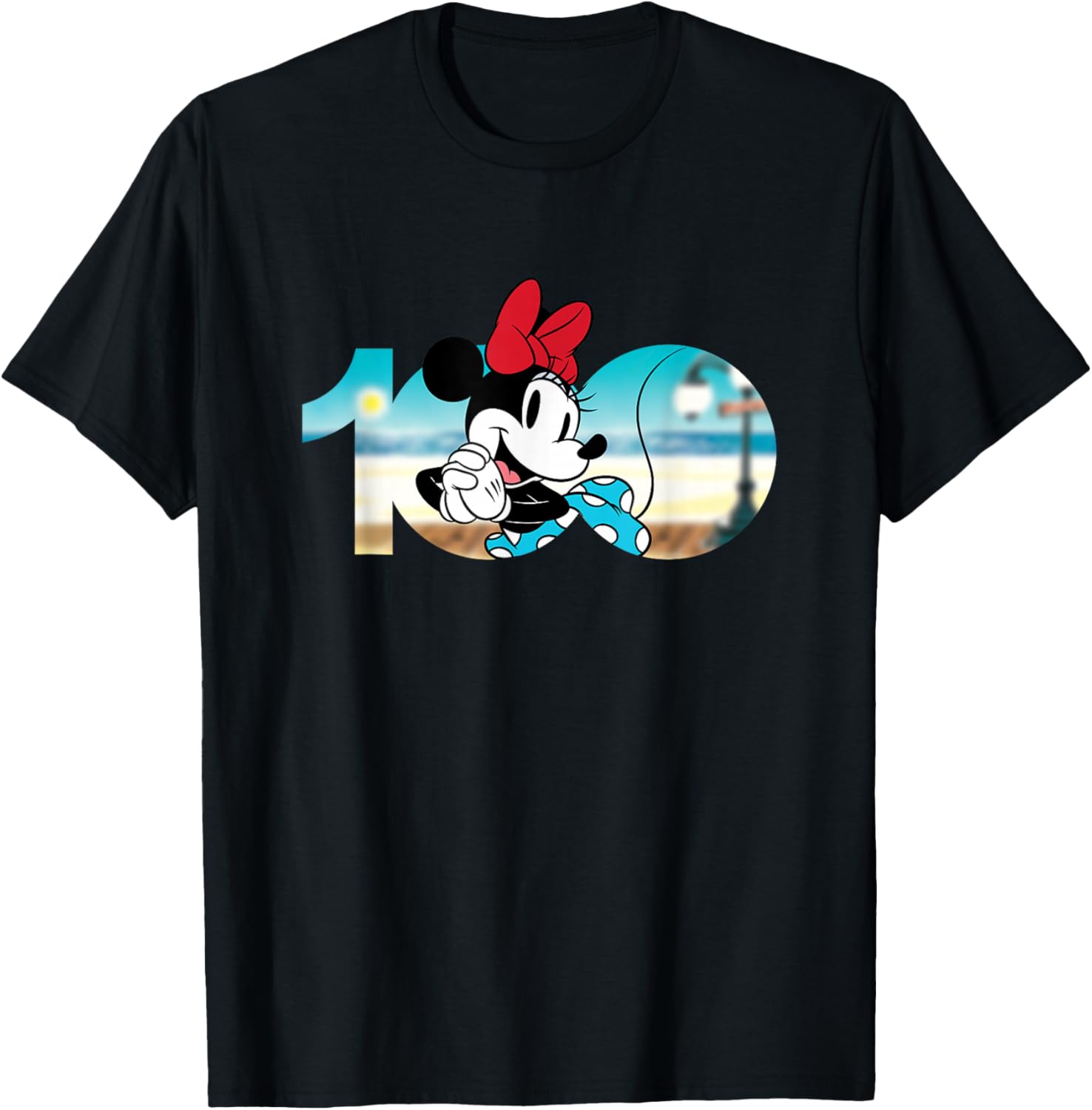 

Футболка Disney 100th Anniversary Minnie Mouse D100 Logo, черная