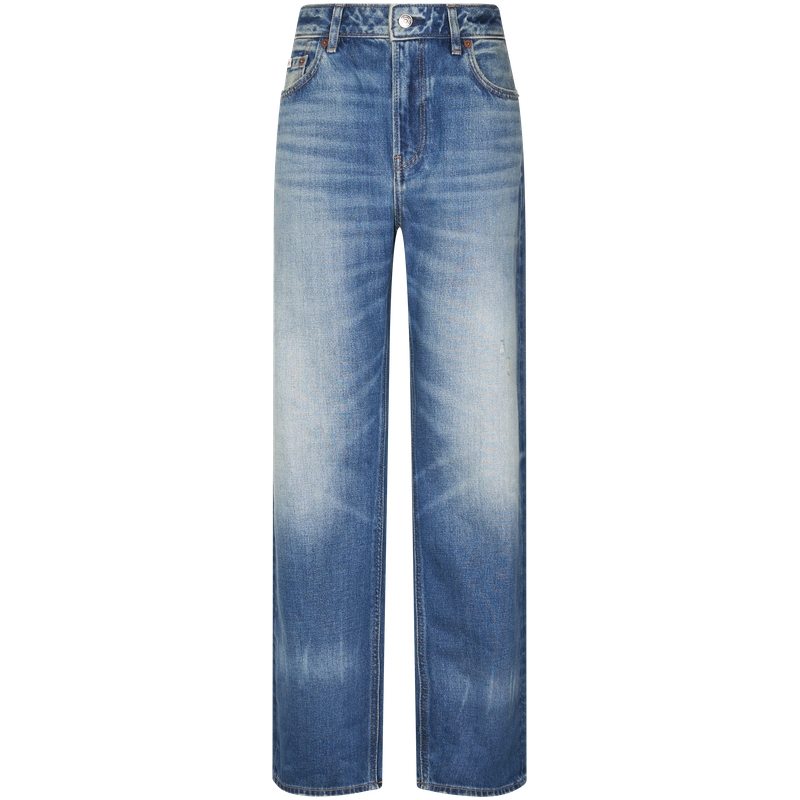 Calvin Klein Джинсы женские YY8 деним светло-голубые — фото 3