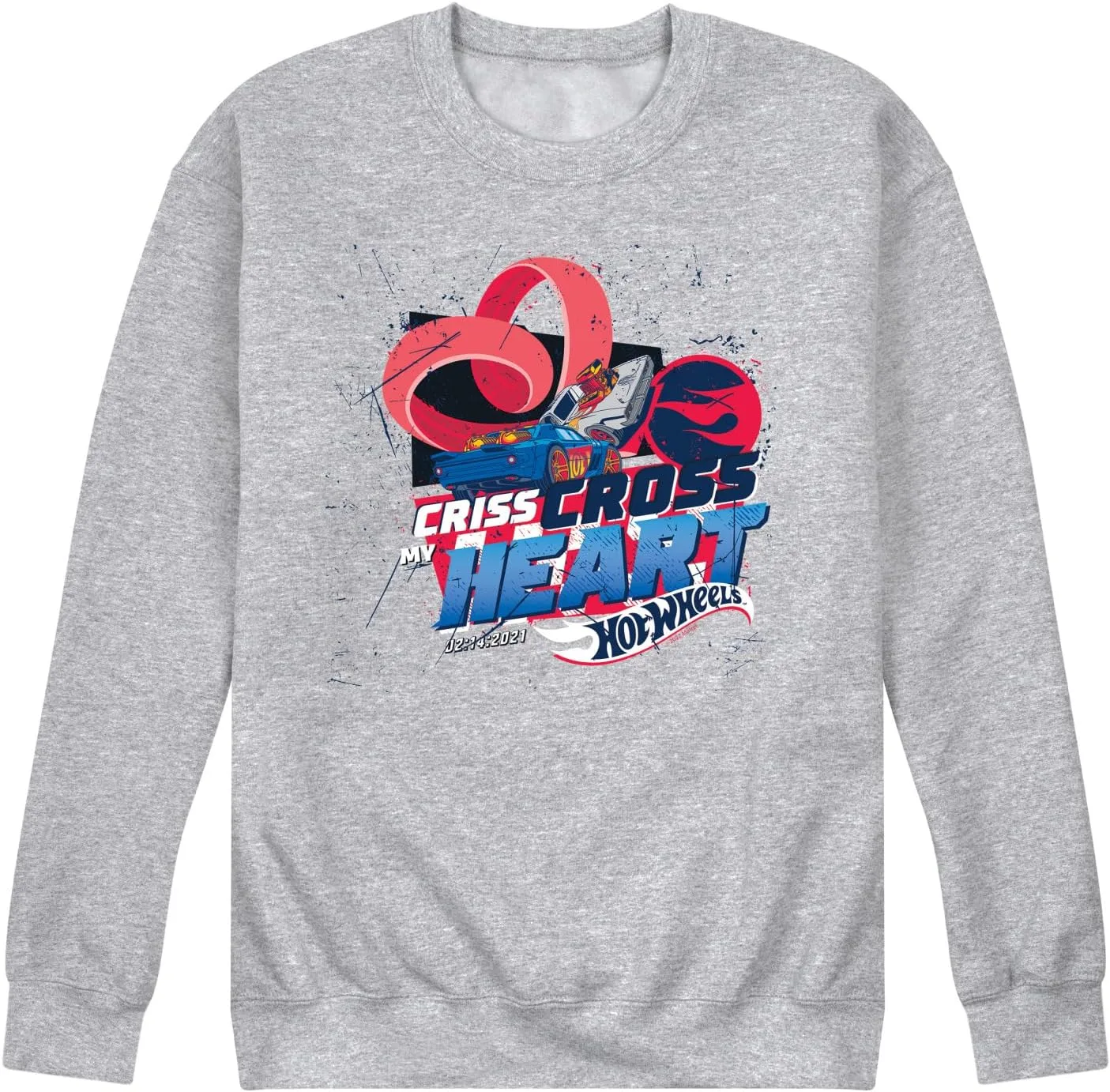 

Толстовка HYBRID APPAREL Hot Wheels - Criss Cross Heart