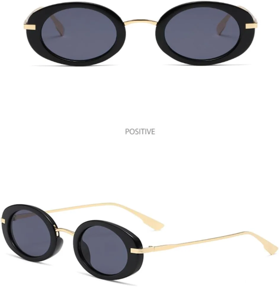 

Ретро-панк мужские овальные солнцезащитные очки женские модные очки с прозрачными линзами цвета океана UV400 мужские трендовые VRTRFFTR, Black Silver Mirror