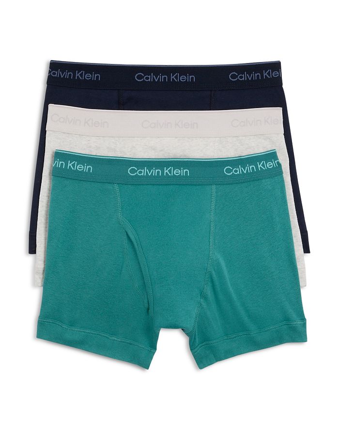 

Хлопковые боксеры - набор из 3 штук Calvin Klein, мультиколор