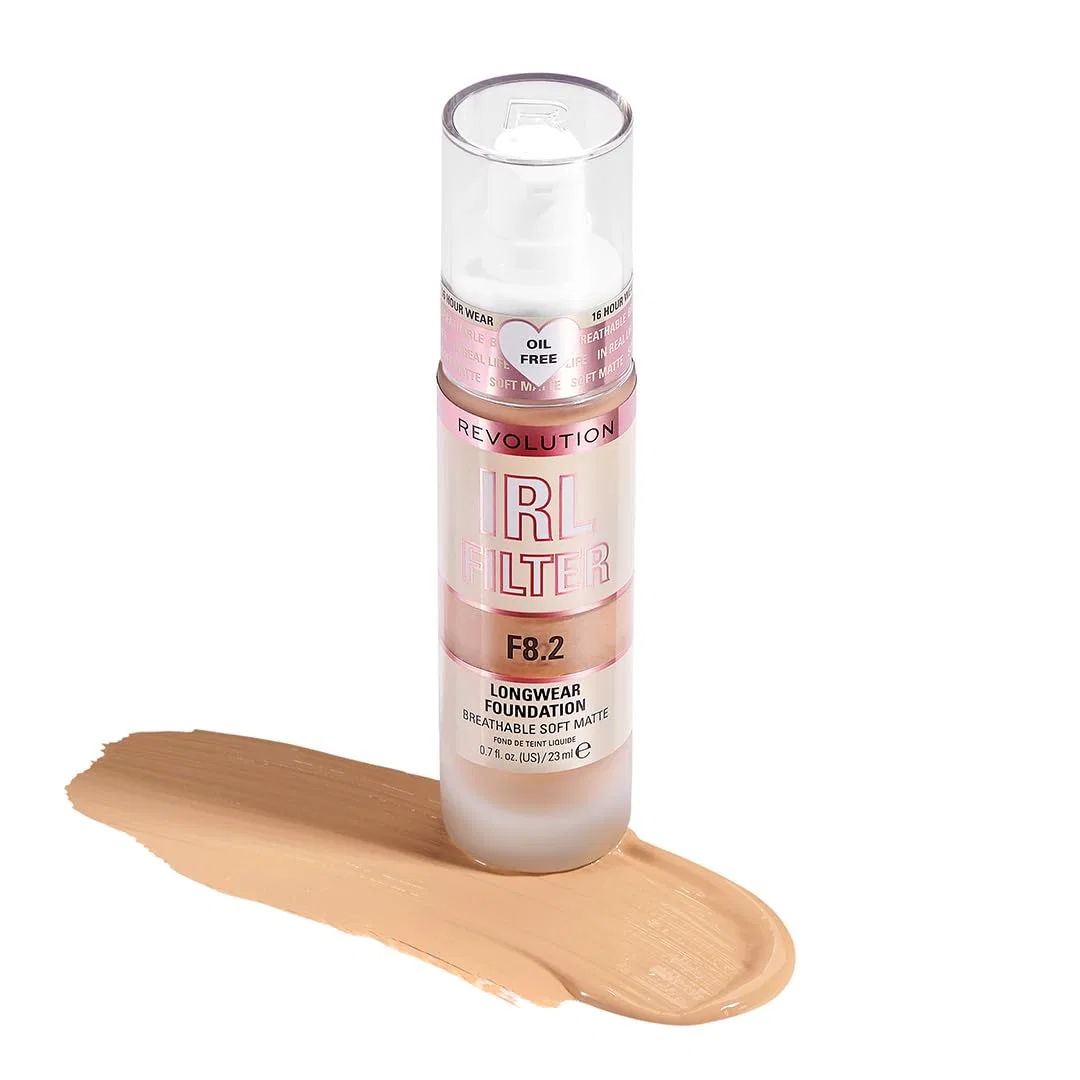 Тональный крем «IRL Filter Longwear Foundation» F8.2 от Makeup Revolution, 23 мл Revolution Beauty London, F8.2