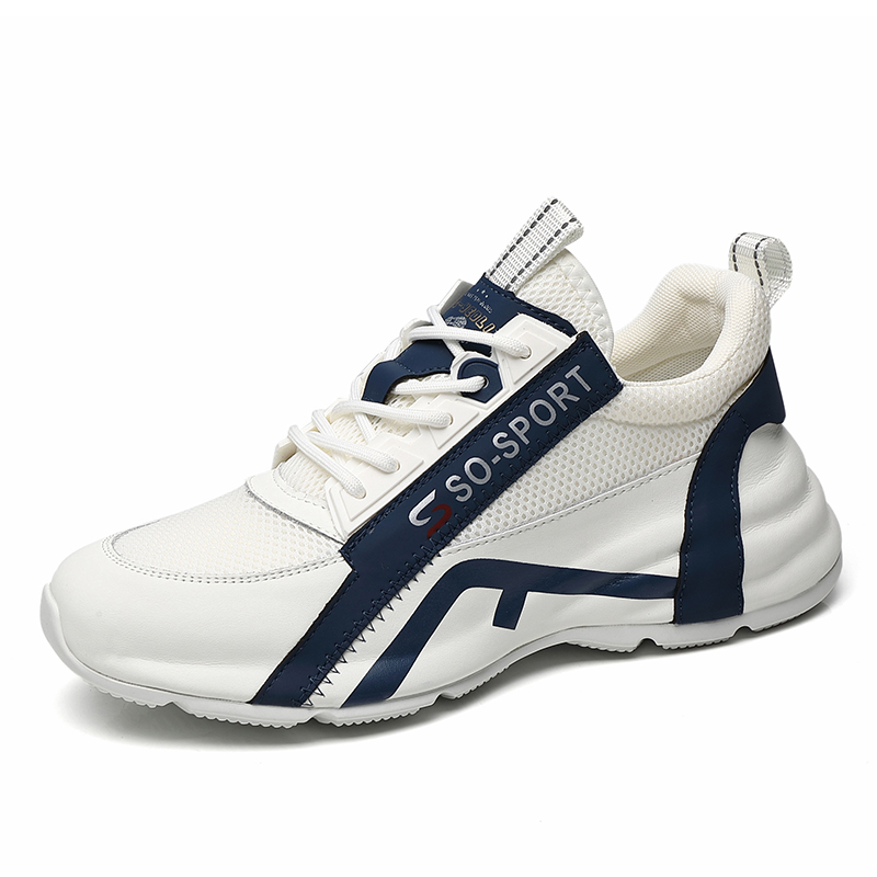 

EGCHI Мужские повседневные кеды низкие белые, цвет White