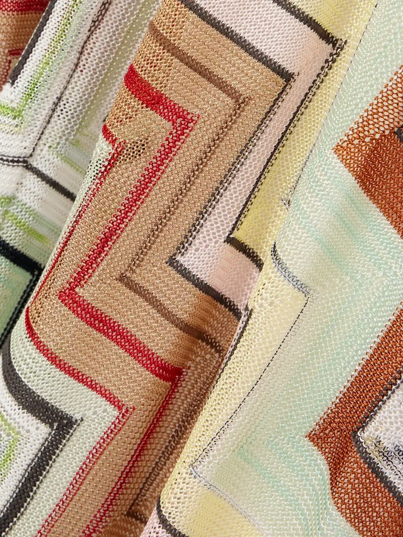 Вязаное крючком платье макси Missoni, мультицвет — фото 4