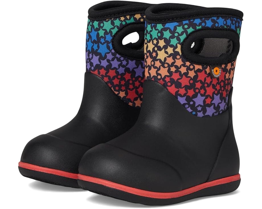 

Ботинки Bogs Kids Classic - Rainbow Stars, черный мульти
