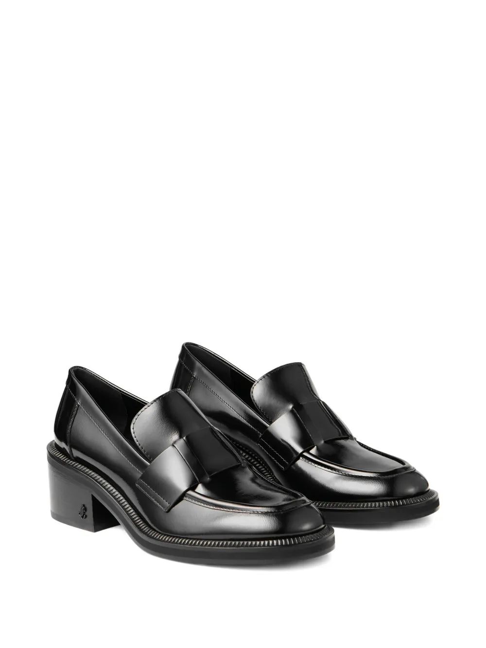 Лоферы Tylor 50 на блочном каблуке JIMMY CHOO, черный — фото 2