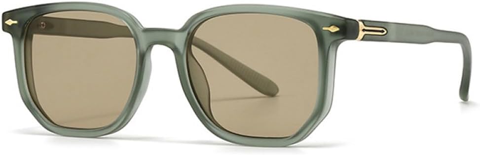 

-Модные солнцезащитные очки квадратной формы с многоугольными линзами для женщин, градиентные линзы UV400, винтажные солнцезащитные очки для мужчин с заклепками MTZJH, One Color