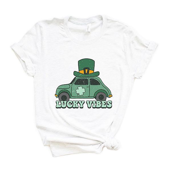

Футболка Lucky Vibes с принтом Simply Sage Market, White, Белый, Футболка Lucky Vibes с принтом Simply Sage Market, White