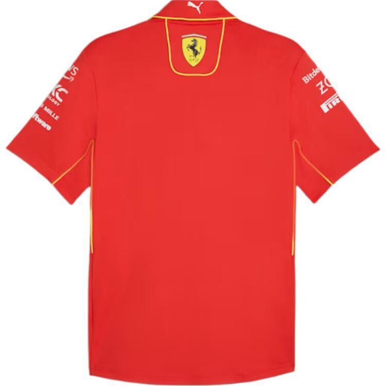 

Мужская рубашка поло Ferrari, кирпично-красная/30 Вт Puma, красный