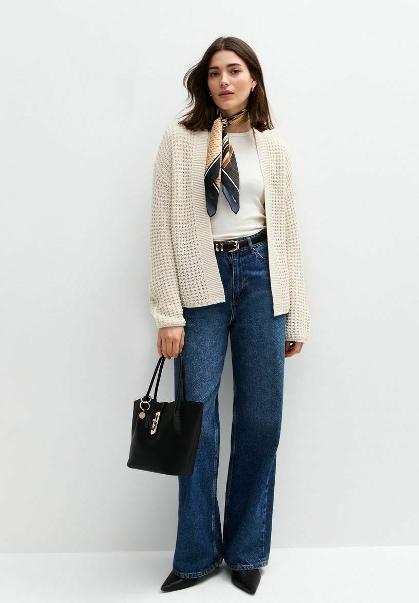 

Кардиган MOSS STITCH New Look, бежевый