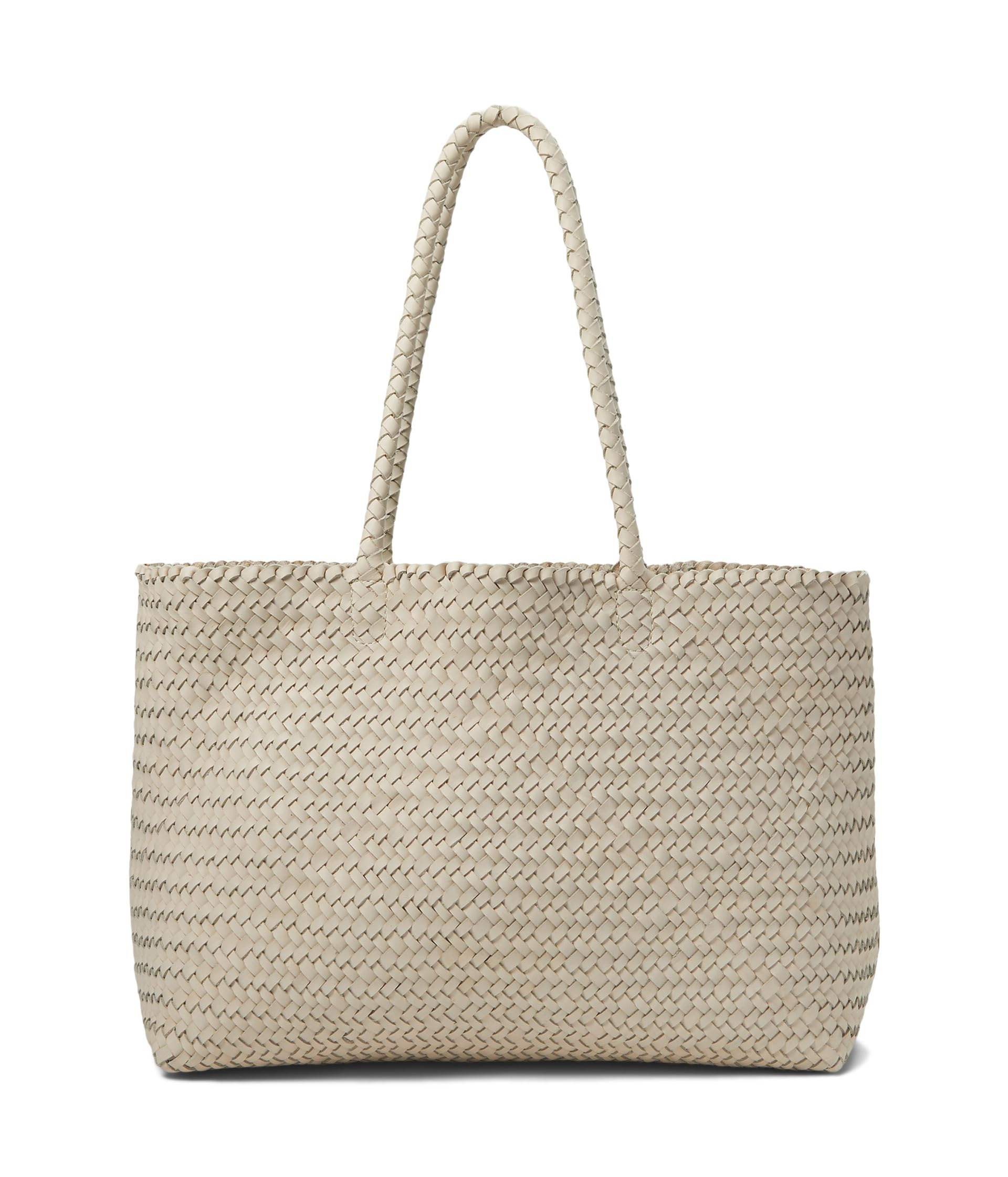 

Сумка-тоут Madewell Handwoven Leather Tote, цвет Alabaster
