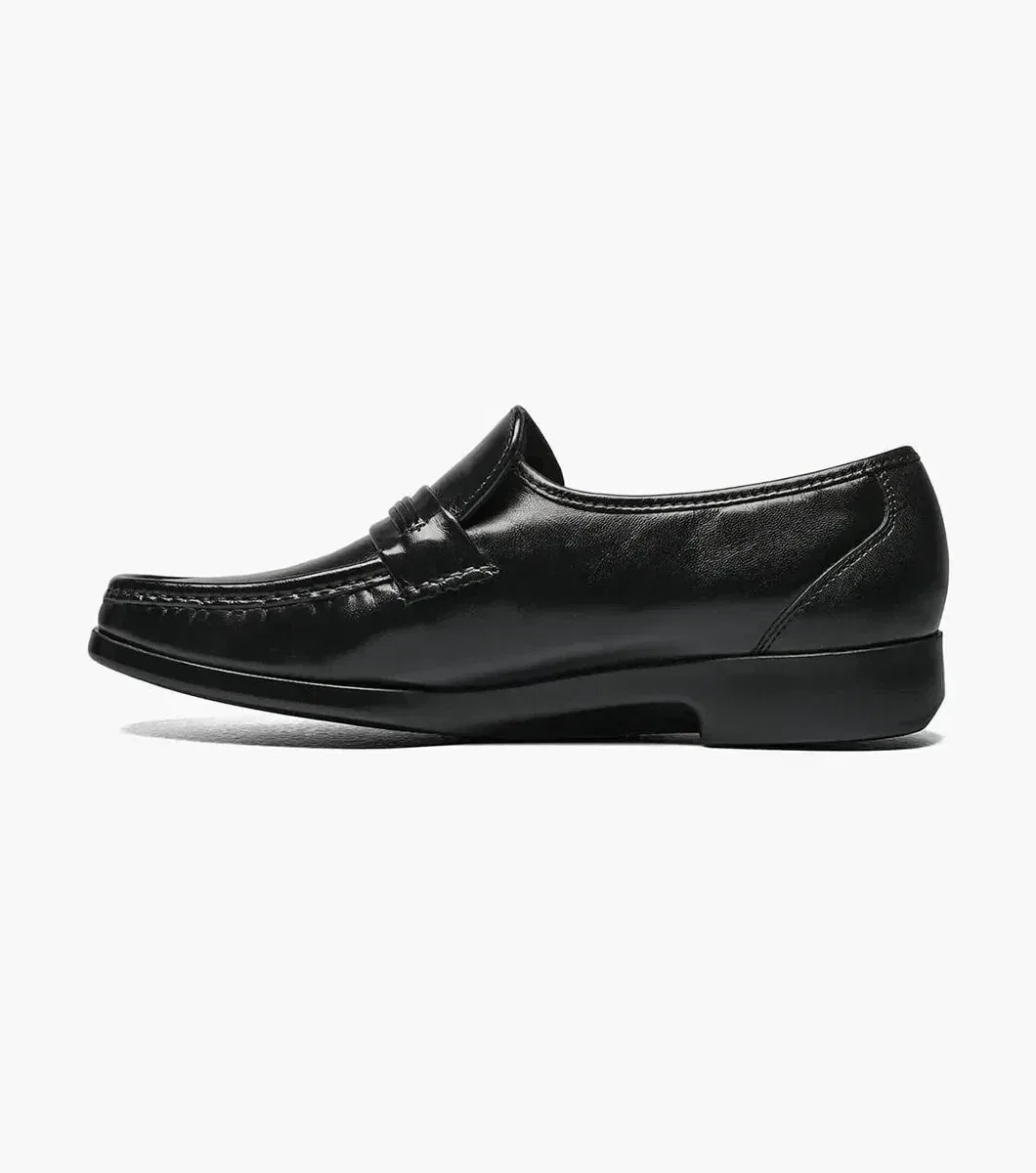 Мужские лоферы Florsheim Riva Bit черного цвета с мокасиновым носком VER1236 — фото 3