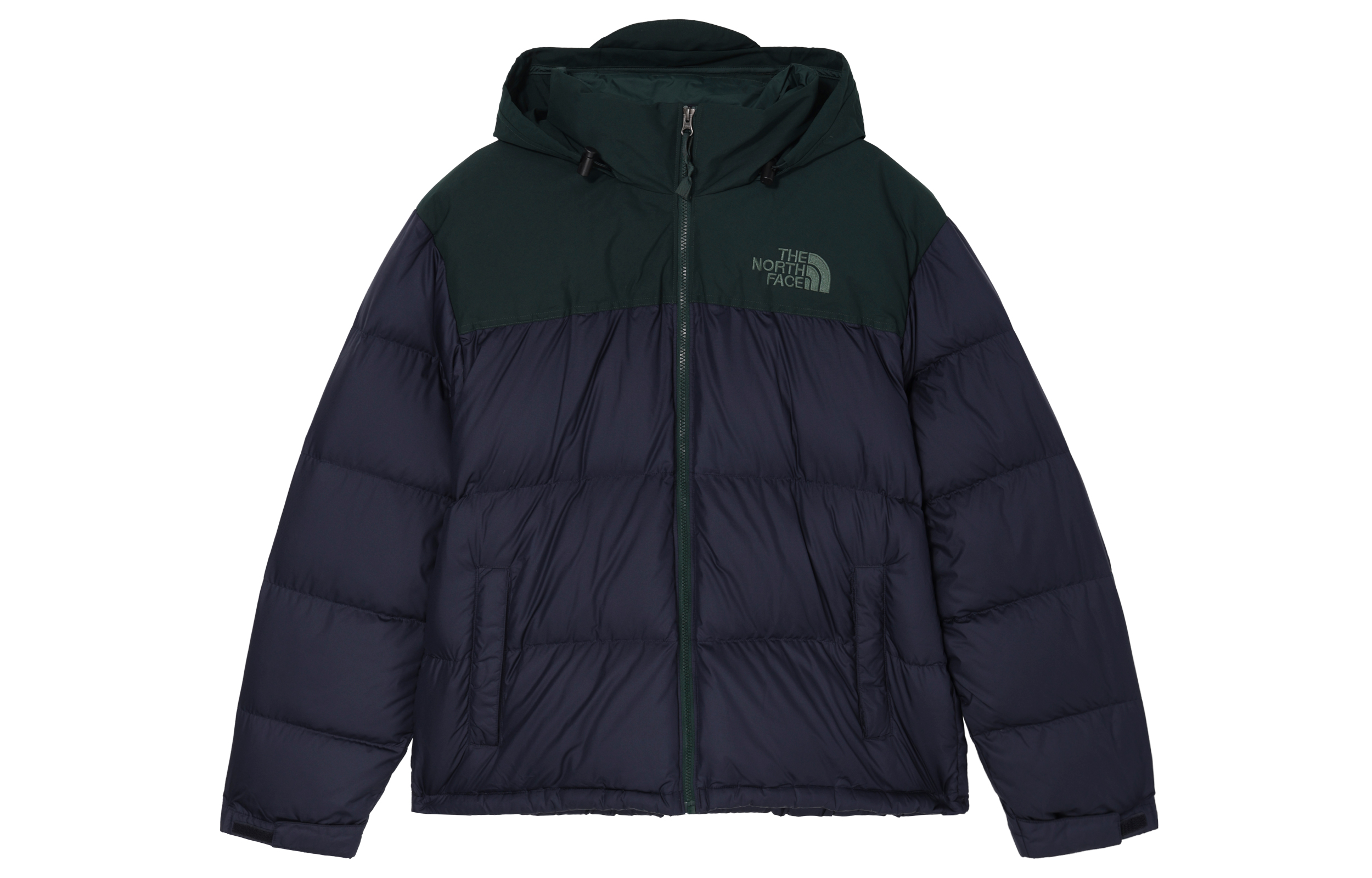 

THE NORTH FACE Пуховик зимний мужской сине-зеленый разноцветный, Blue Green Multicolor