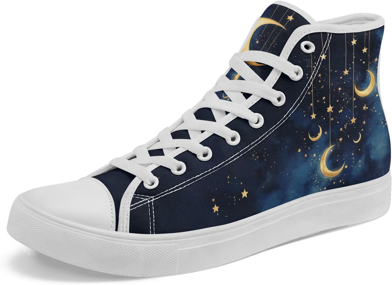 

Высокие кеды на платформе AWSOLE MoonStar из хлопка для женщин, мужчин и молодежи, модная легкая обувь, стильные повседневные плоские кроссовки для ходьбы, белый/черный/синий/бежевый/темно-синий