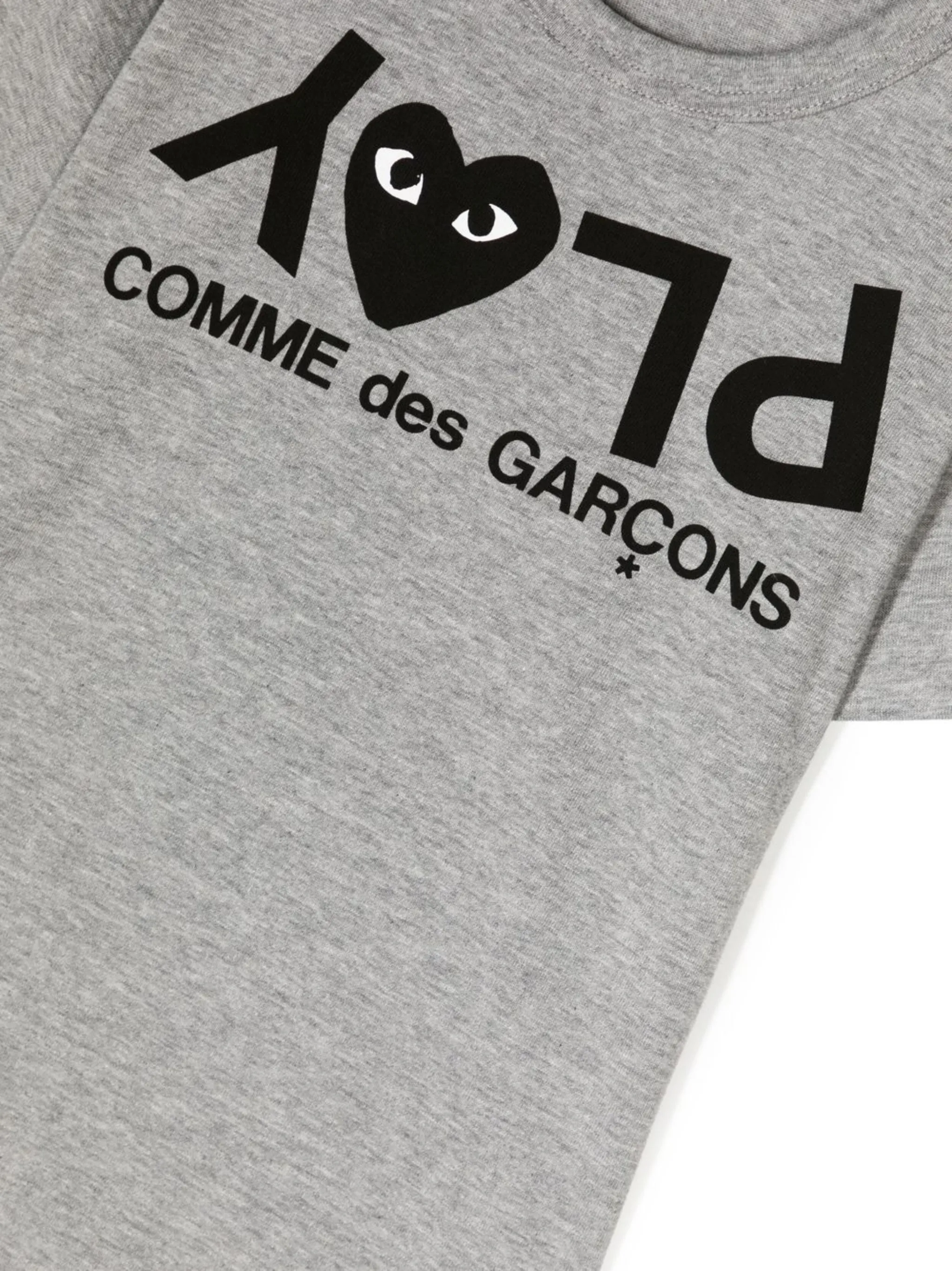 Футболка Play Comme Des Garçons Play Kids, серый — фото 3