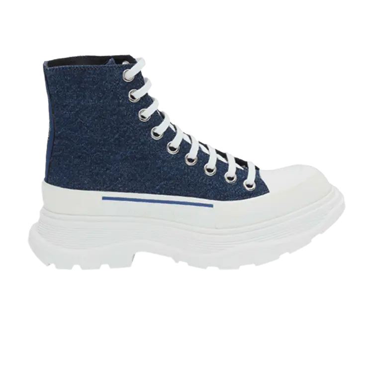 Кроссовки Alexander McQueen Alexander McQueen Wmns Tread Slick Boots 'Indigo', синий